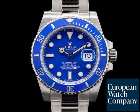 rolex submariner smurf|rolex submariner date white gold.